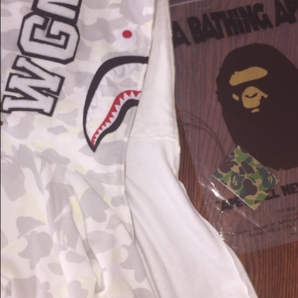 Bape Crew neck hoodie 100% Authentic pre-own